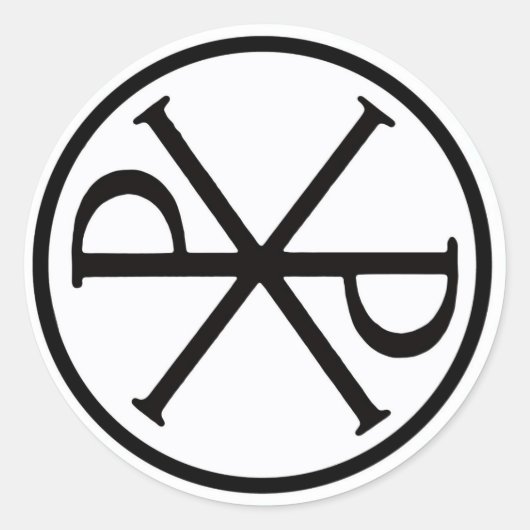 BEELDVLAK - RONDE LOGO STICKER (Voorkant)