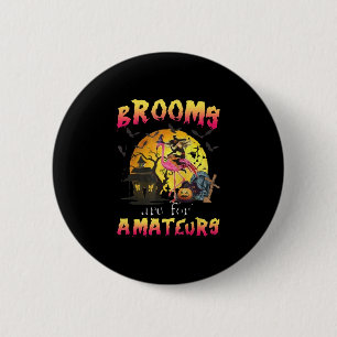 Beeldzomen zijn voor Flamingo Halloween Ronde Button 5,7 Cm