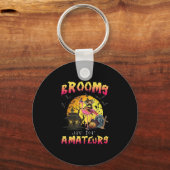 Beeldzomen zijn voor Flamingo Halloween Sleutelhanger (Voorkant)