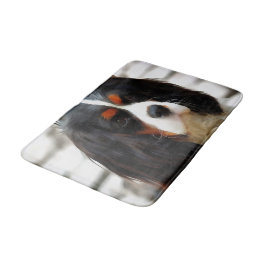 Beeltenis: A King Charles Cavalier Spaniel Badmat