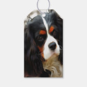 Beeltenis: A King Charles Cavalier Spaniel Cadeaulabel (Voorkant)