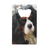 Beeltenis: A King Charles Cavalier Spaniel Creditkaart Flessenopener (Achterkant)