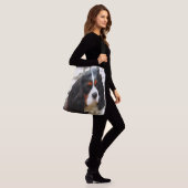 Beeltenis: A King Charles Cavalier Spaniel Crossbody Tas (Op model)