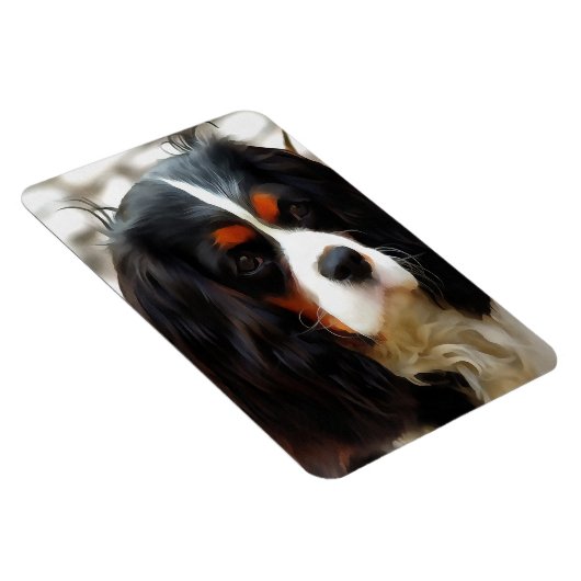 Beeltenis: A King Charles Cavalier Spaniel Magneet (Rechterzijde)