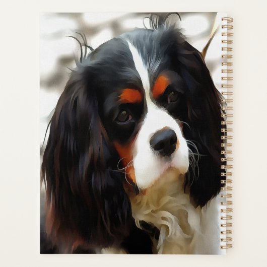 Beeltenis: A King Charles Cavalier Spaniel Planner (Achterkant)