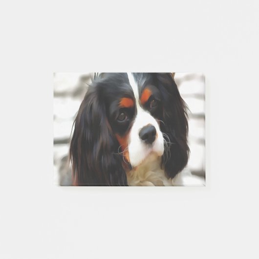 Beeltenis: A King Charles Cavalier Spaniel Post-it® Notes (Voorkant)