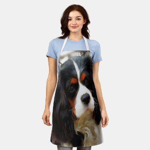 Beeltenis: A King Charles Cavalier Spaniel Schort