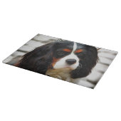 Beeltenis: A King Charles Cavalier Spaniel Snijplank (Hoek)