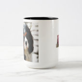 Beeltenis: A King Charles Cavalier Spaniel Tweekleurige Koffiemok (Center)