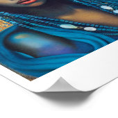 Beeltenis: Beautiful African Goddess Poster (Hoek)