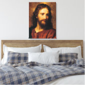 Beeltenis: Christus by Heinrich Hofmann Canvas Afdruk (Insitu (Slaapkamer))
