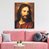 Beeltenis: Christus by Heinrich Hofmann Canvas Afdruk (Insitu (Woonkamer))