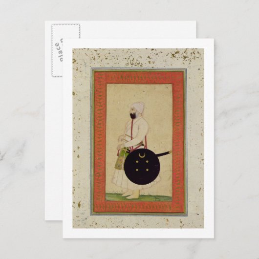 Beeltenis: Dilir Khan, c.1760, from the Large Cli Briefkaart (Voorkant / Achterkant)