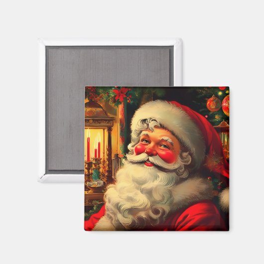 Beeltenis: Kerstman Magneet (Voorkant / Achterkant)