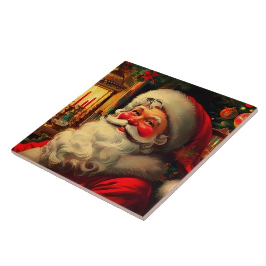 Beeltenis: Kerstman Tegeltje (Zijkant)