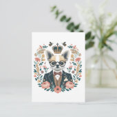 Beeltenis: Koning Chihuahua Briefkaart (Staand voorkant)