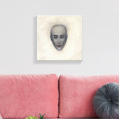 Beeltenis: Marcel Duchamp by Florine Stettheimer Canvas Afdruk (Insitu (Woonkamer))