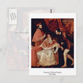 Beeltenis: Pope Paul Iii By Titian Briefkaart (Voorkant / Achterkant)