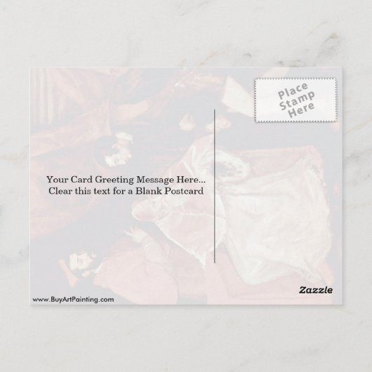 Beeltenis: Pope Paul Iii By Titian Briefkaart (Achterkant)