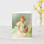 Beeltenis: Queen Elizabeth From 1933 Kaart (Gele Bloem)