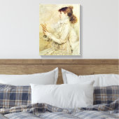Beeltenis: Sarah Bernhardt Canvas Afdruk (Insitu (Slaapkamer))