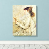 Beeltenis: Sarah Bernhardt Canvas Afdruk (Insitu (Houten vloer))