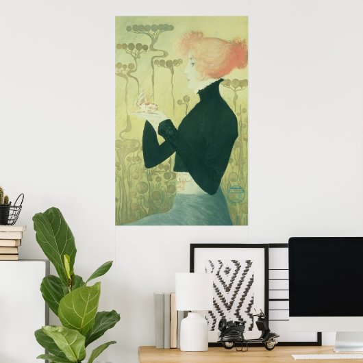 Beeltenis: Sarah Bernhardt Poster (Thuiskantoor)