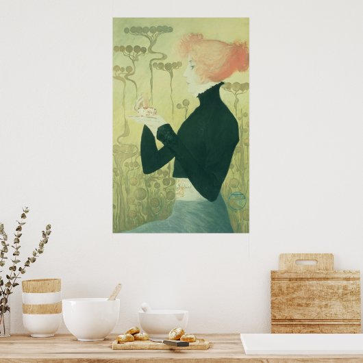 Beeltenis: Sarah Bernhardt Poster (Keuken)