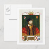 Beeltenis: Thomas Fitzgerald (1513-37) Lord Offal Briefkaart (Voorkant / Achterkant)