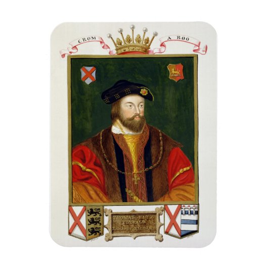 Beeltenis: Thomas Fitzgerald (1513-37) Lord Offal Magneet (Verticaal)