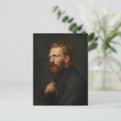 Beeltenis: Vincent van Gogh by John Peter Russell Feestdagenkaart (Staand voorkant)