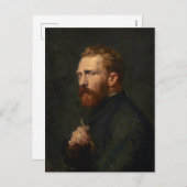 Beeltenis: Vincent van Gogh by John Peter Russell Feestdagenkaart (Voorkant / Achterkant)