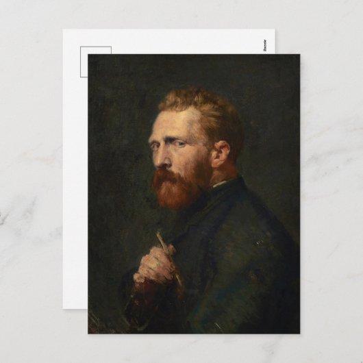 Beeltenis: Vincent van Gogh by John Peter Russell Feestdagenkaart (Voorkant / Achterkant)