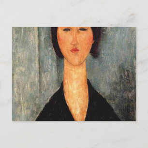 Beeltenis: Woman Modigliani Briefkaart