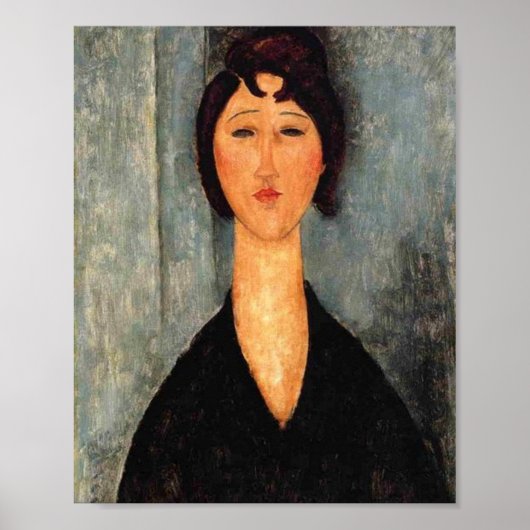 Beeltenis: Woman Modigliani Poster (Voorkant)