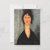 Beeltenis: Woman Modigliani Save The Date (Voorkant)