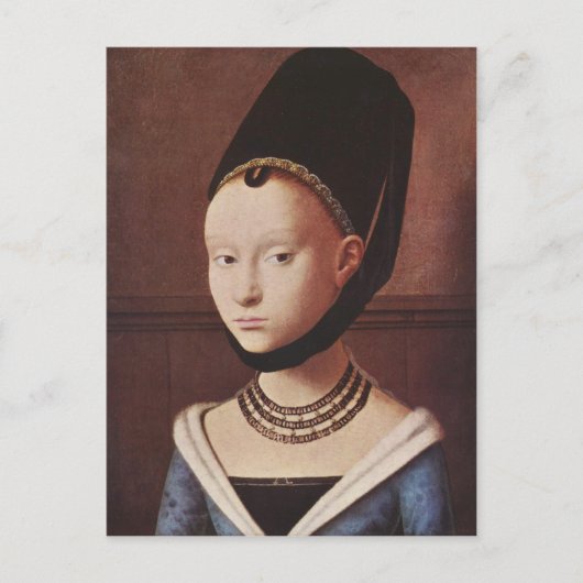 Beeltenis: Young Girl Postcard Briefkaart (Voorkant)