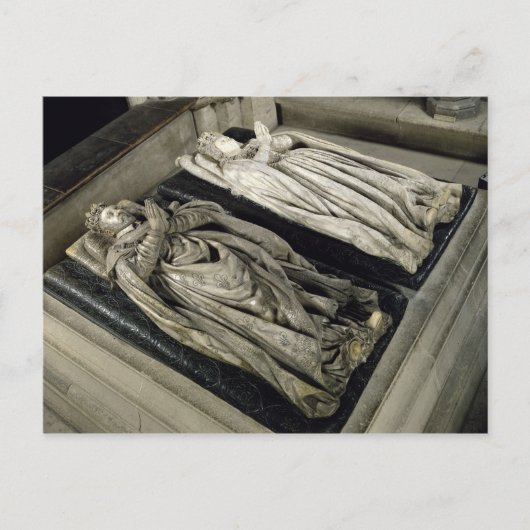 Beeltenissen van Henri II en Catherine de Medici Briefkaart (Voorkant)