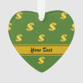 Beelvormgeving van het dollagebarenteken ornament (voorkant)