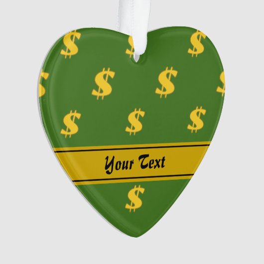 Beelvormgeving van het dollagebarenteken ornament (voorkant)