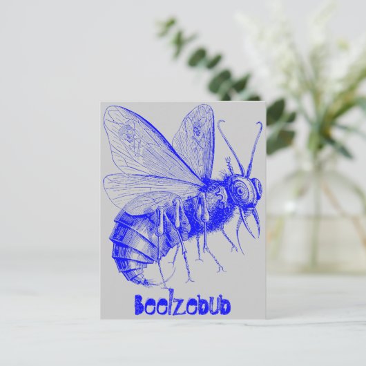 Beelzebub Briefkaart (Staand voorkant)