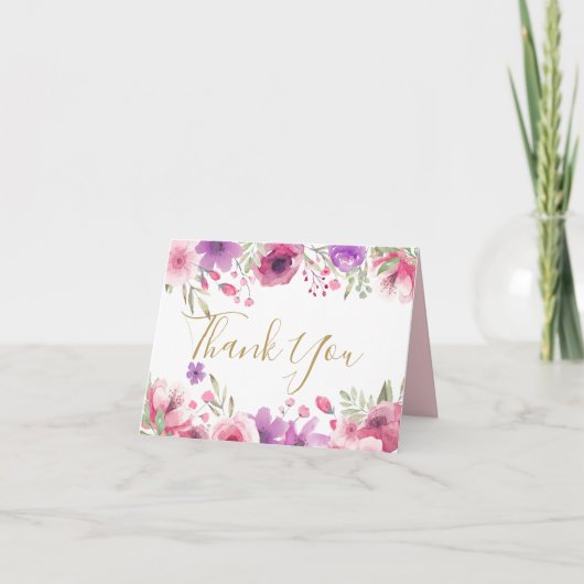  beemdbloemen bedankt kaart (Voorkant)