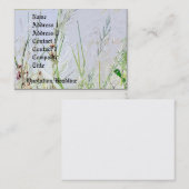 Beemdgras Wildbloemen Bloemen Visitekaartje (Voorkant / Achterkant)