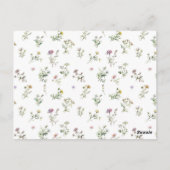 Beemdpaddelicaat Baby shower Briefkaart (Achterkant)