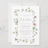 Beemdpaddelicaat Baby shower Kaart (Voorkant)