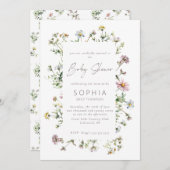 Beemdpaddelicaat Baby shower Kaart (Voorkant / Achterkant)