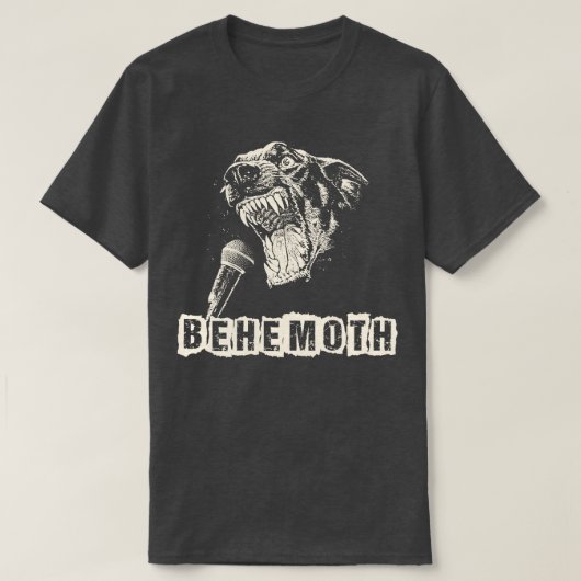 Beemoth alle beest schreeuwen t-shirt (Design voorkant)
