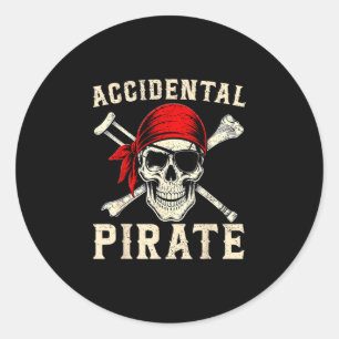 Been amputee gehandicapte amputatie grappig per on ronde sticker