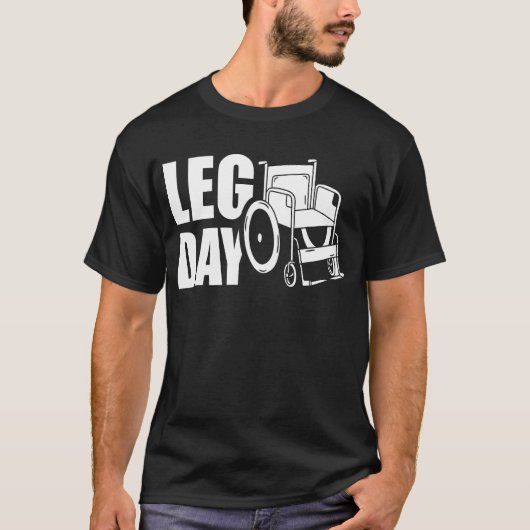 Been Day Workout Rolstoel T-shirt (Voorkant)