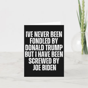Been Fondled door Donald Trump is genaaid door Joe Kaart